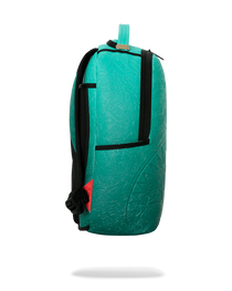 Sac à dos - TURQUOISE DOODLE EMBOSS BACKPACK - SPRAYGROUND-Magna-Carta