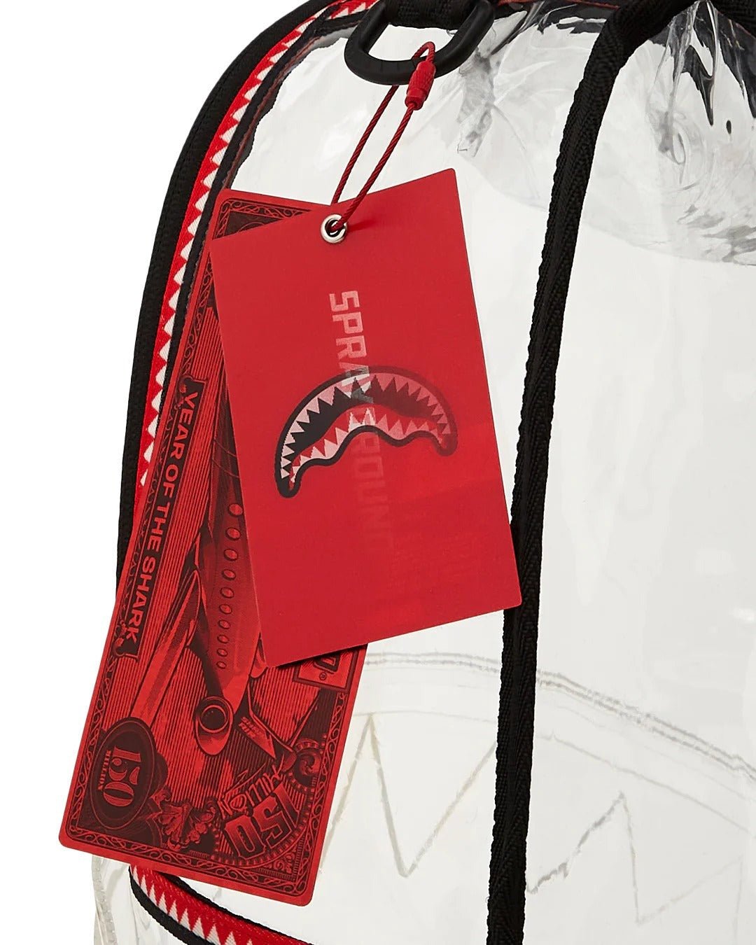 Sac à dos - VSM PIPING DLX CLEAR BACKPACK - SPRAYGROUND-Magna-Carta