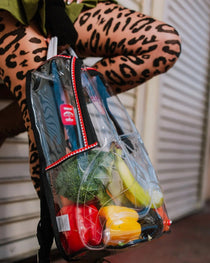 Sac à dos - VSM PIPING DLX CLEAR BACKPACK - SPRAYGROUND-Magna-Carta