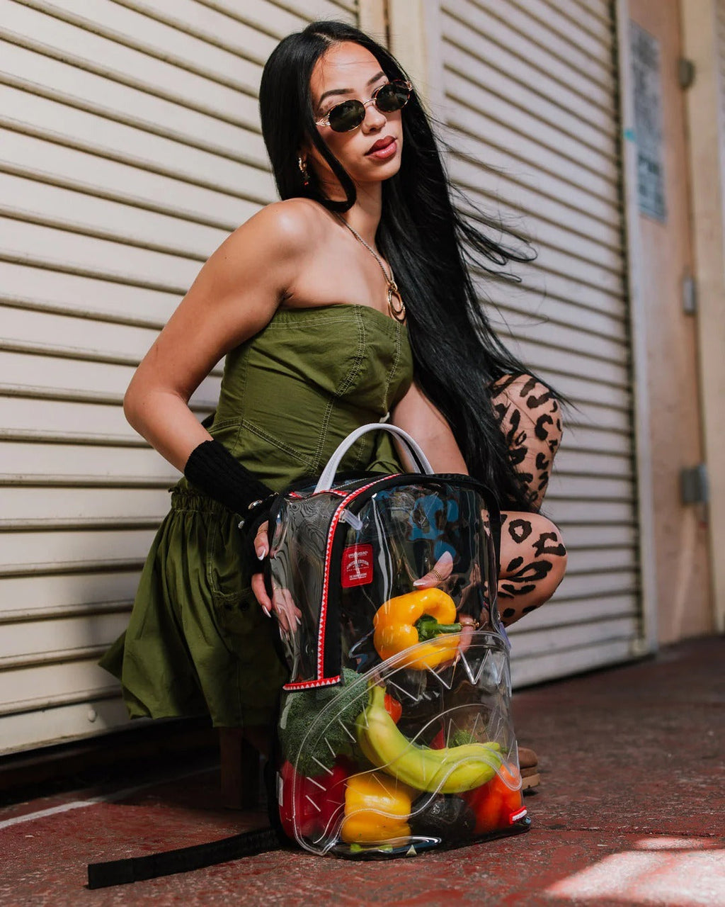Sac à dos - VSM PIPING DLX CLEAR BACKPACK - SPRAYGROUND-Magna-Carta