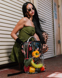 Sac à dos - VSM PIPING DLX CLEAR BACKPACK - SPRAYGROUND-Magna-Carta