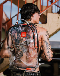 Sac à dos - VSM PIPING DLX CLEAR BACKPACK - SPRAYGROUND-Magna-Carta