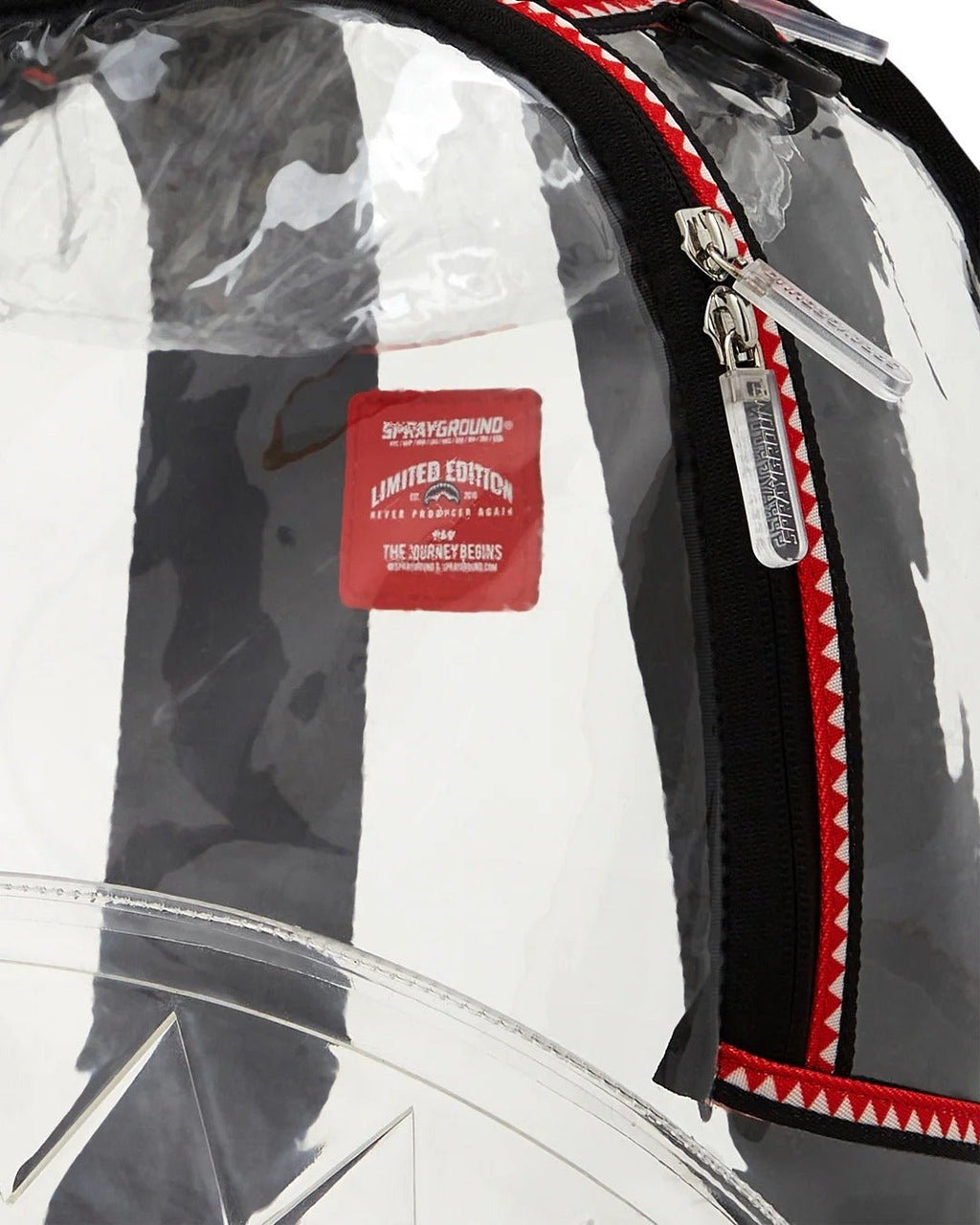 Sac à dos - VSM PIPING DLX CLEAR BACKPACK - SPRAYGROUND-Magna-Carta