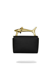 Sac à main - BLACKED OUT EMBOSSED GOLD SHARK HANDBAG - SPRAYGROUND-Magna-Carta