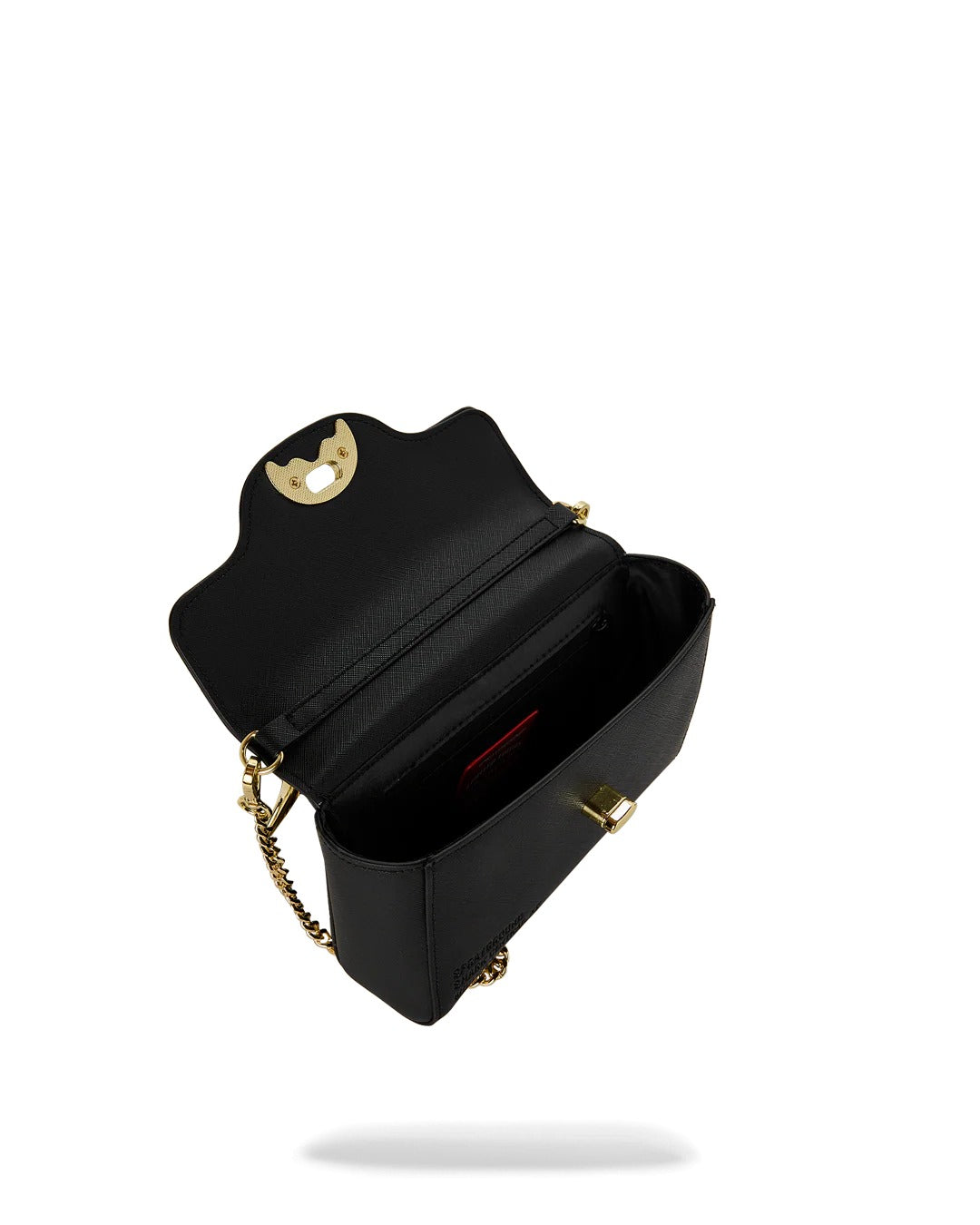Sac à main - BLACKED OUT EMBOSSED GOLD SHARK HANDBAG - SPRAYGROUND-Magna-Carta
