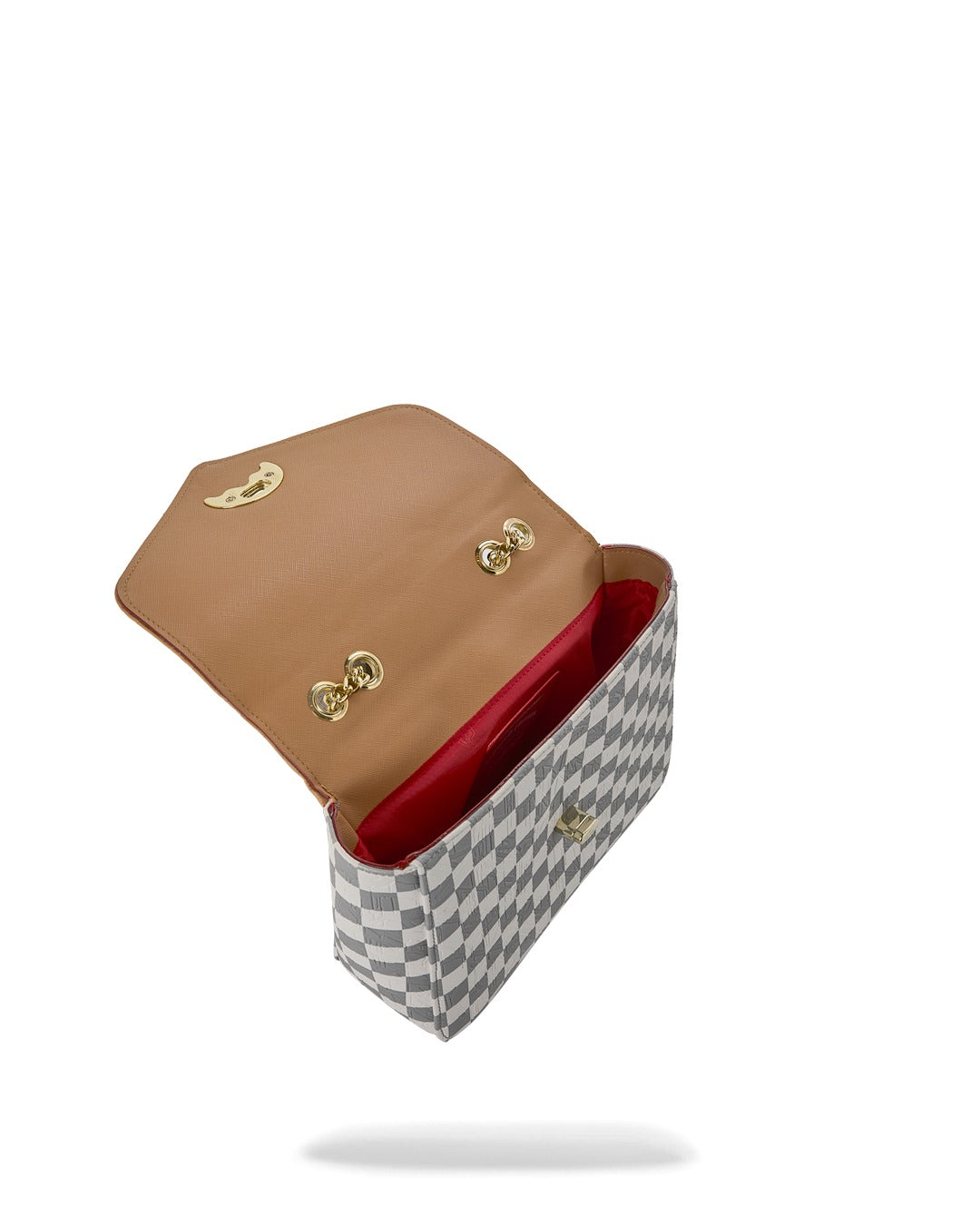 Sac à main - EMBOSSED CREAM CHECK HANDBAG - SPRAYGROUND-Magna-Carta