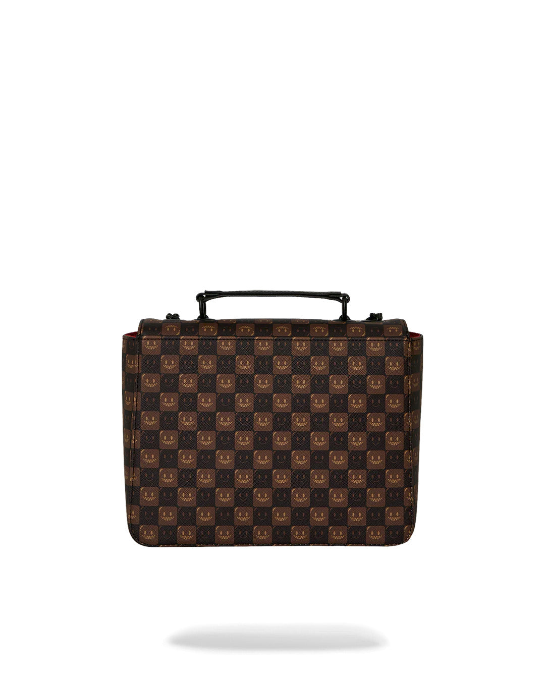 Sac à main - SHARKS IN PARIS WTF BUBBLE BROWN CHECK HANDBAG - SPRAYGROUND-Magna-Carta