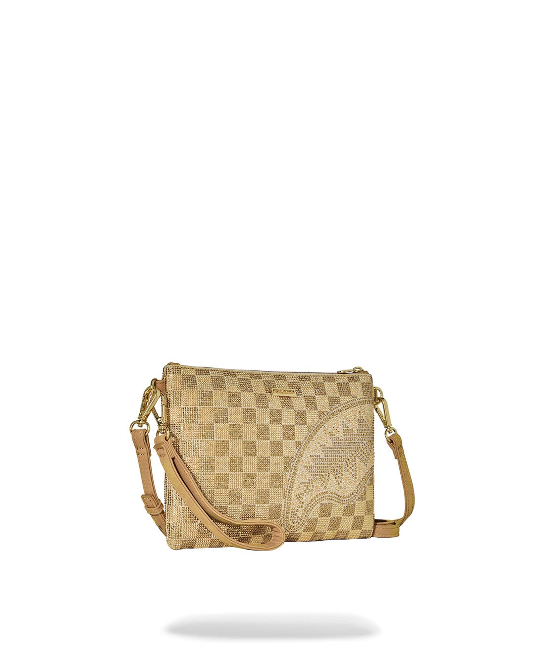 Sac bandoulière - 2 TONE GOLD TRINITY CROSSOVER CLUTCH - SPRAYGROUND-Magna-Carta