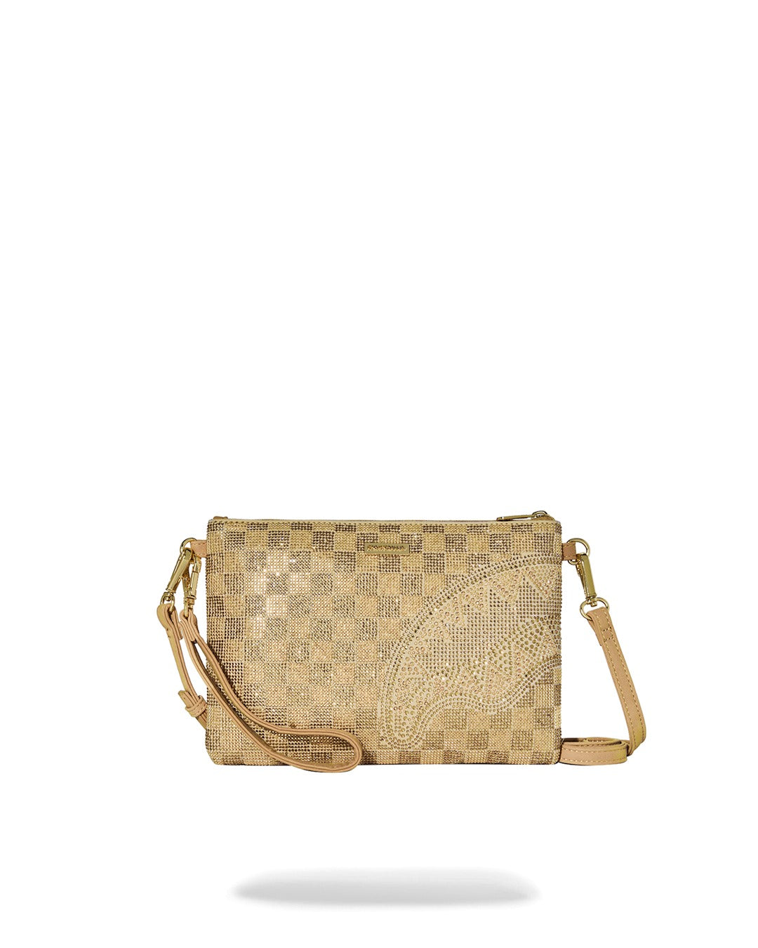 Sac bandoulière - 2 TONE GOLD TRINITY CROSSOVER CLUTCH - SPRAYGROUND-Magna-Carta Image principale du produit