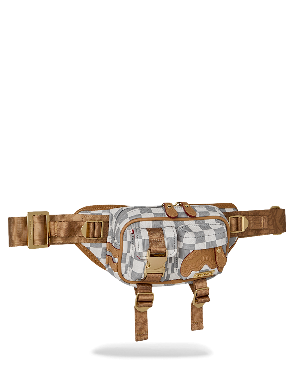 Sac bandoulière - EMBOSSED CREAM CHECK CARGO CROSSBODY - SPRAYGROUND-Magna-Carta