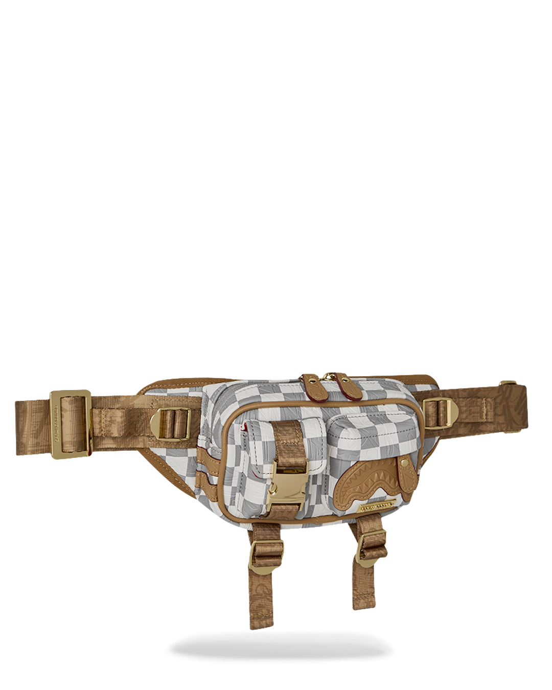 Sac bandoulière - EMBOSSED CREAM CHECK CARGO CROSSBODY - SPRAYGROUND-Magna-Carta