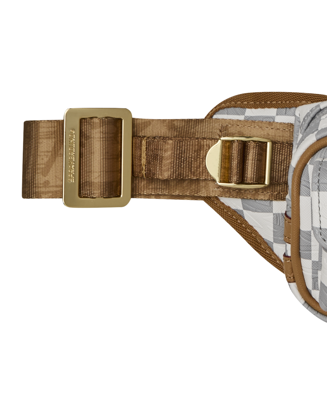 Sac bandoulière - EMBOSSED CREAM CHECK CARGO CROSSBODY - SPRAYGROUND-Magna-Carta