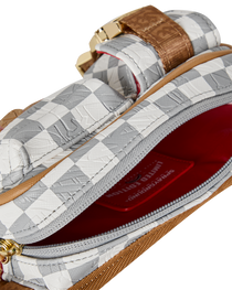 Sac bandoulière - EMBOSSED CREAM CHECK CARGO CROSSBODY - SPRAYGROUND-Magna-Carta