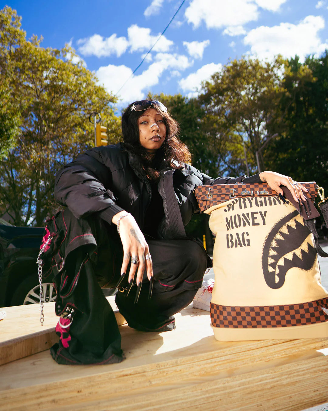 Sac bandoulière – OLD BANK – SPRAYGROUND-Magna-Carta