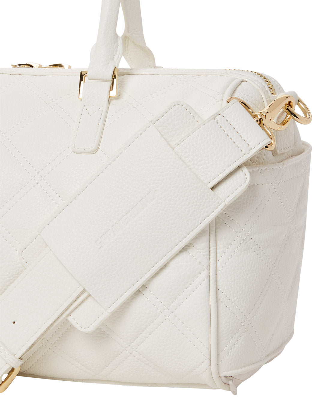 Sac mini duffle – RIVIERIA WHITE GOLD MINI DUFFLE – SPRAYGROUND-Magna-Carta