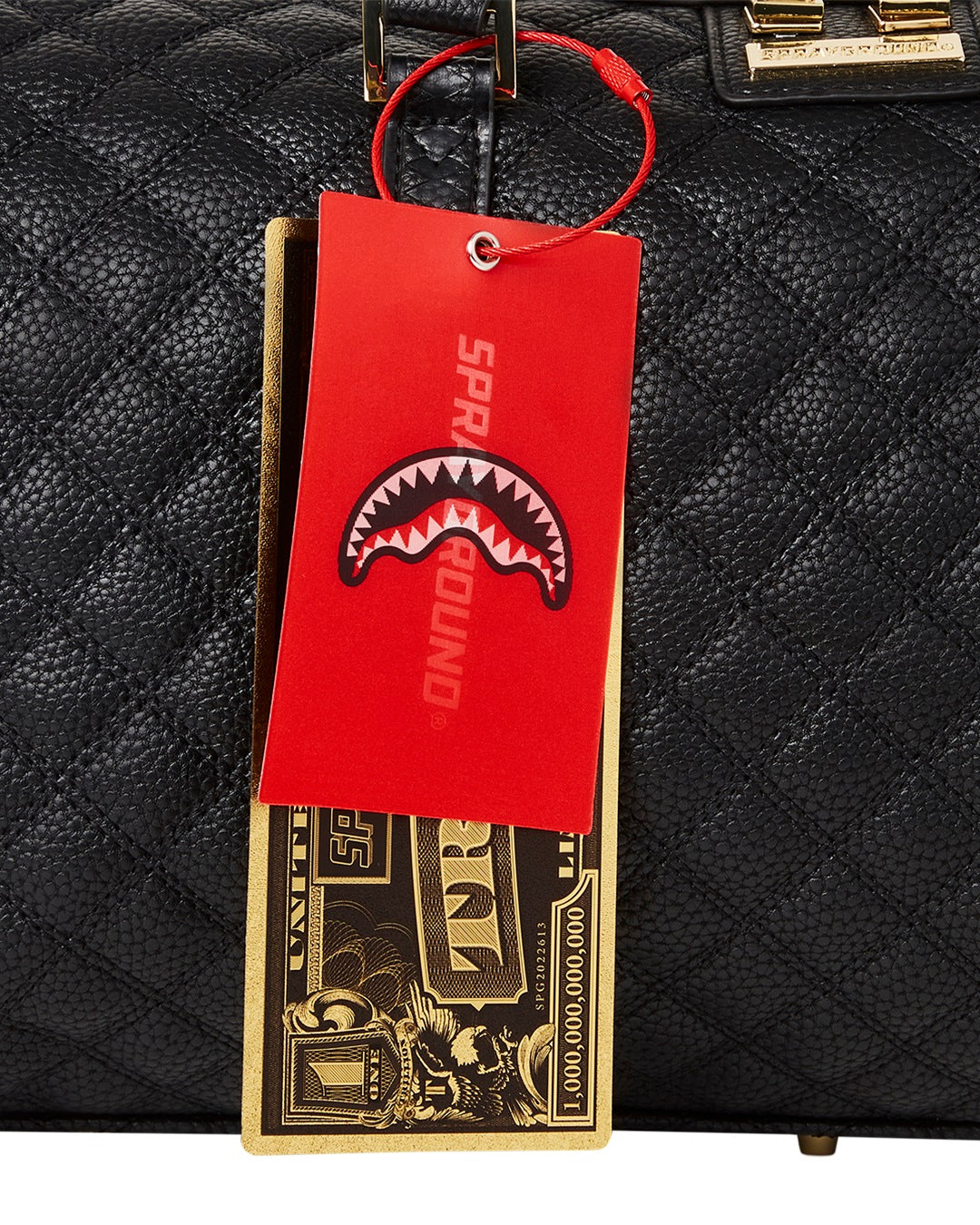 Sac mini duffle – SPLIT QUILT SHARK MINI DUFFLE – SPRAYGROUND-Magna-Carta