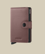 Porte-cartes Miniwallet Matte - Secrid - Rose - Porte-cartes protection RFID