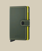 Porte-cartes Miniwallet Matte - Secrid - Green / Lime - Porte-cartes protection RFID