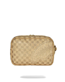 TROUSSE - 2 TONE GOLD TRINITY TOILETRY BRICK - SPRAYGROUND-Magna-Carta