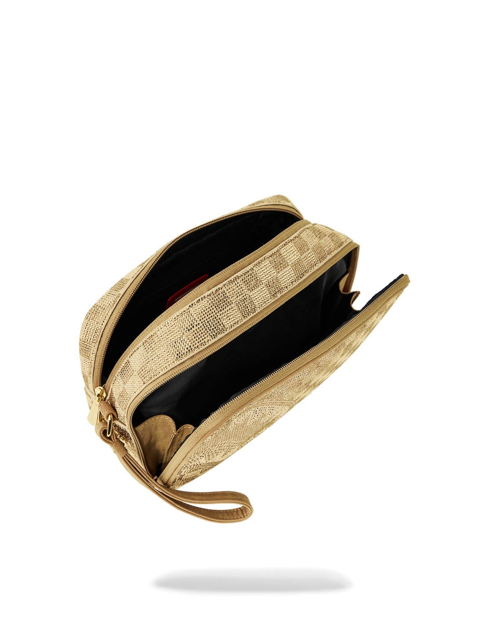 TROUSSE - 2 TONE GOLD TRINITY TOILETRY BRICK - SPRAYGROUND-Magna-Carta