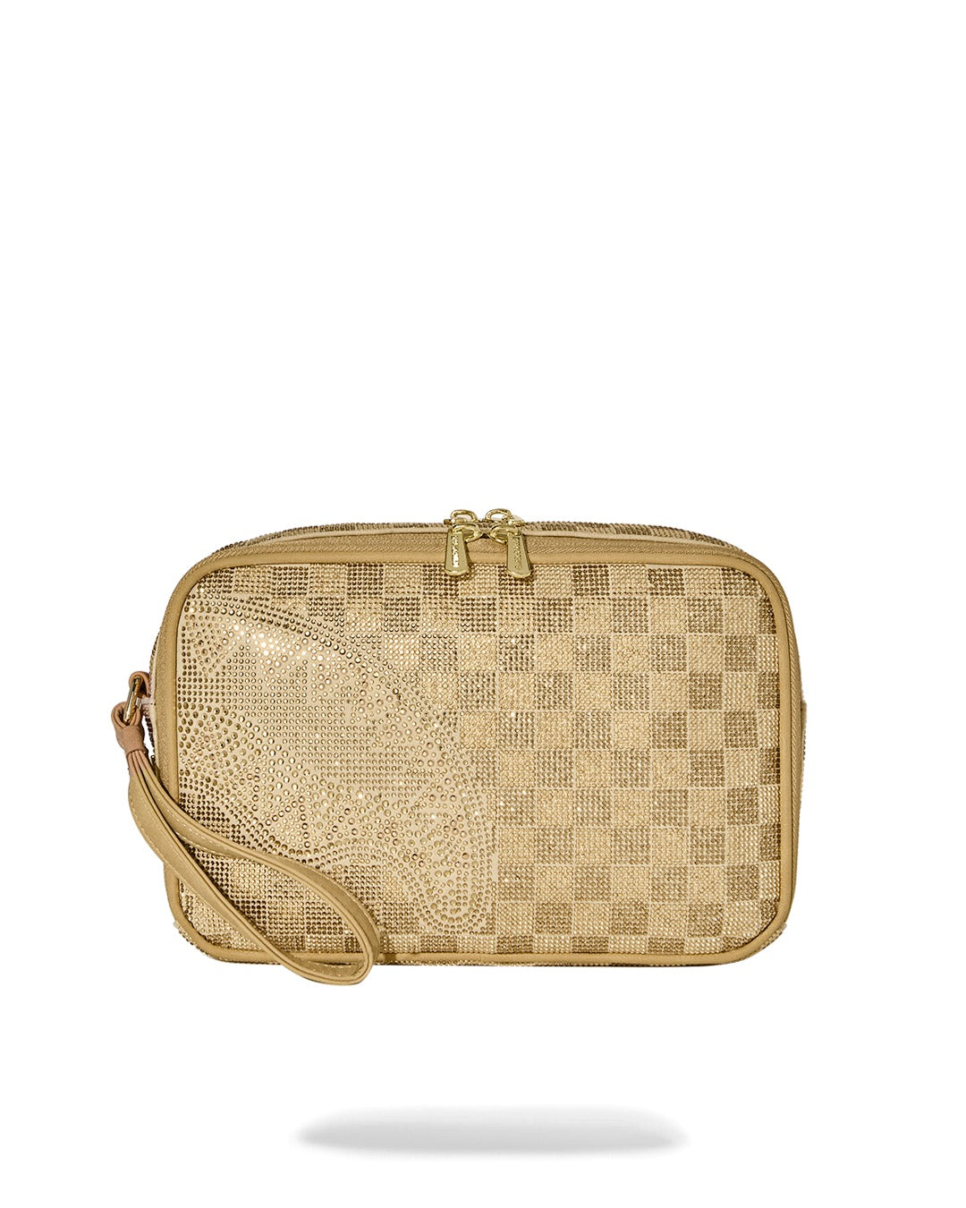 TROUSSE - 2 TONE GOLD TRINITY TOILETRY BRICK - SPRAYGROUND-Magna-Carta Image principale du produit