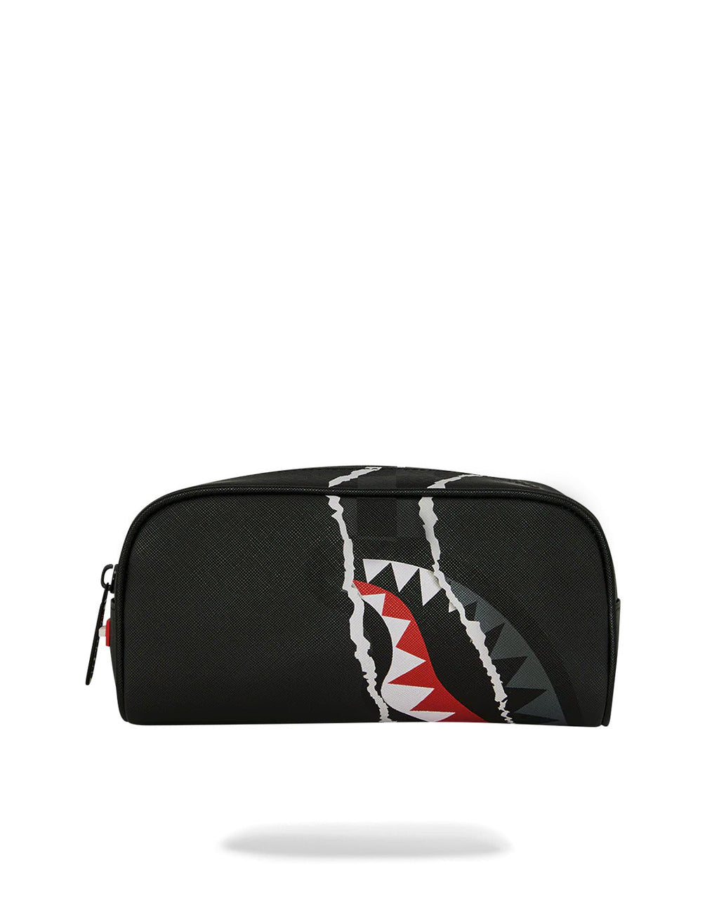 TROUSSE - CENTER RIP REVEALING GRAY CHECK POUCH - SPRAYGROUND-Magna-Carta