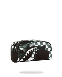 TROUSSE - PAINTED OVER CHECK POUCH - SPRAYGROUND-Magna-Carta