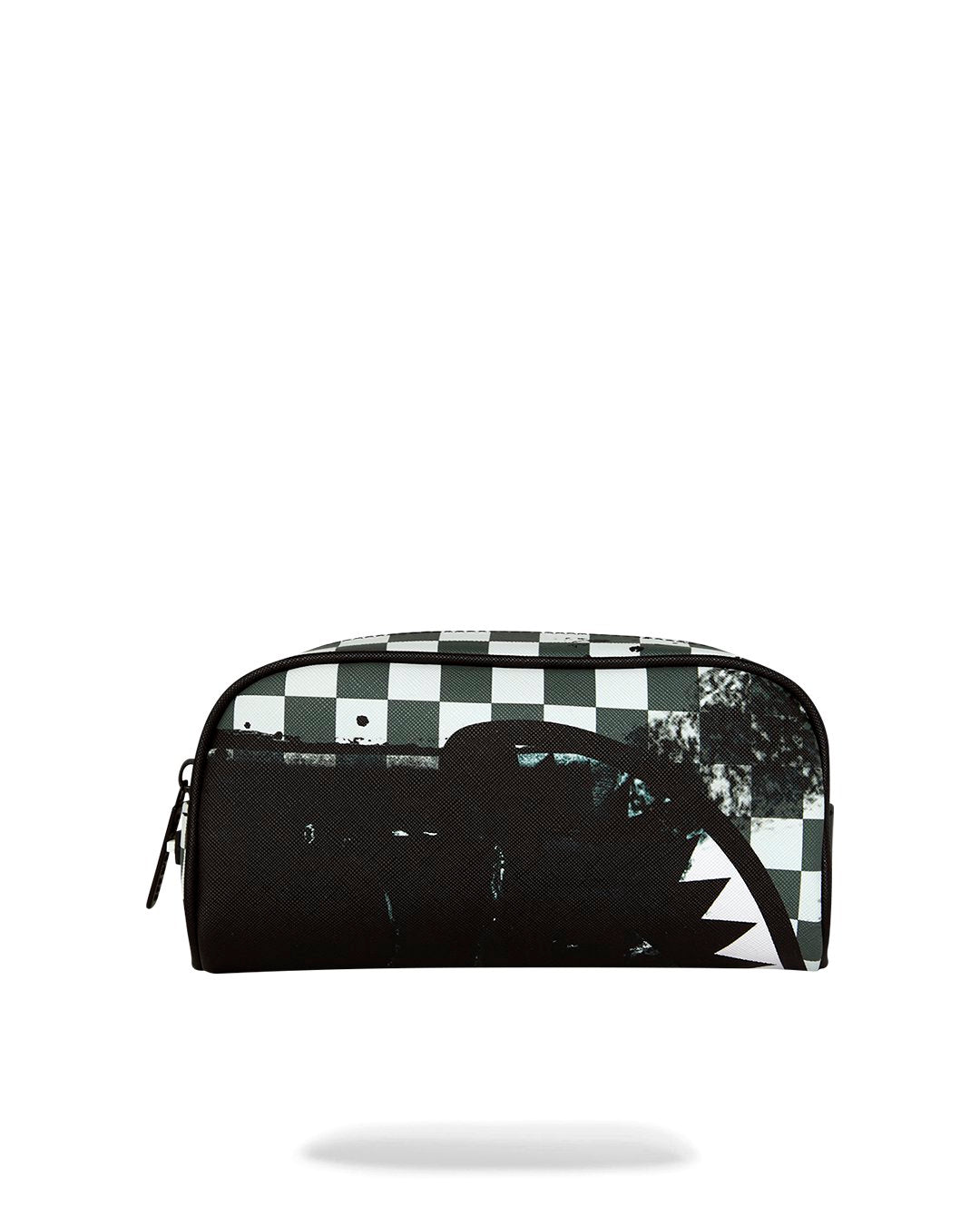 TROUSSE - PAINTED OVER CHECK POUCH - SPRAYGROUND-Magna-Carta