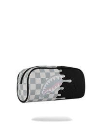 Trousse - CREAM CHECK UNFINISHED SHARK PENCIL POUCH - SPRAYGROUND-Magna-Carta
