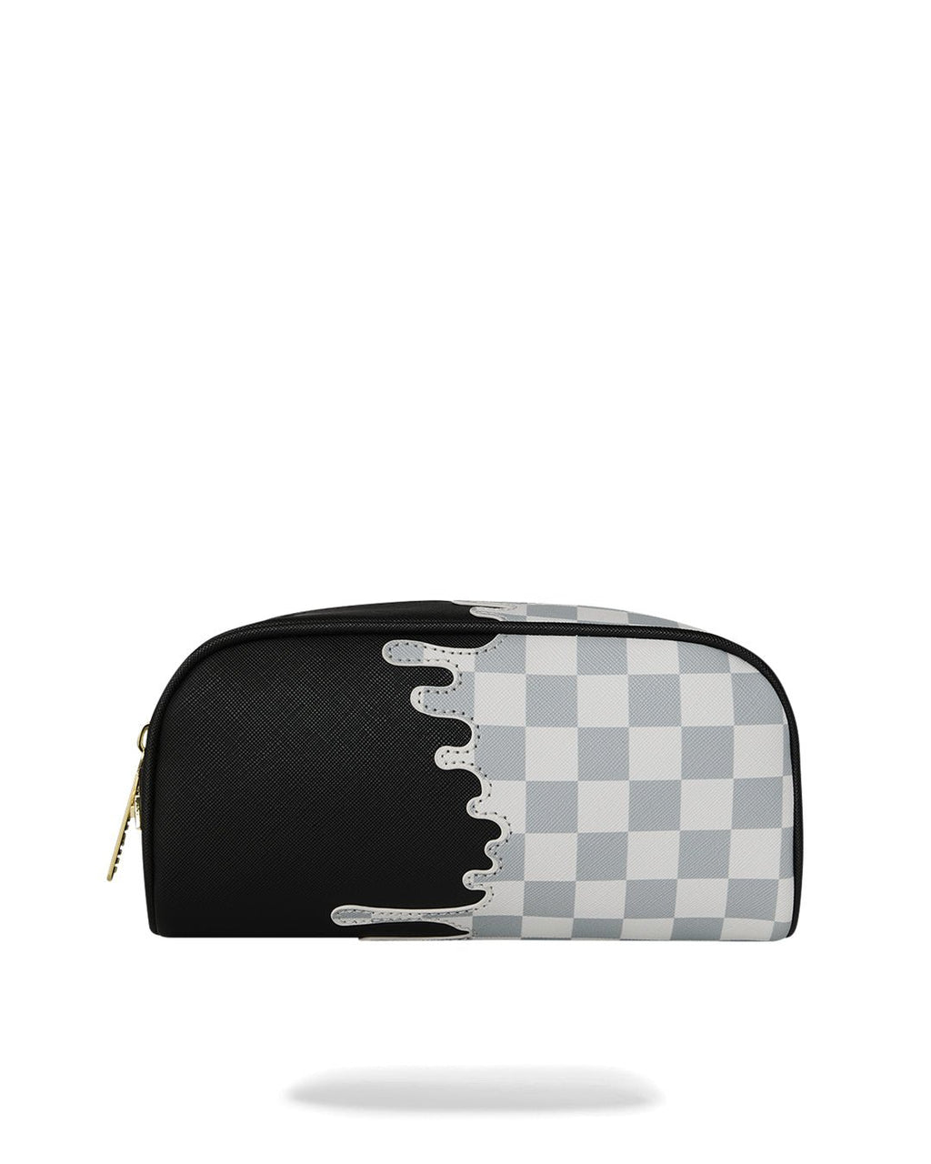 Trousse - CREAM CHECK UNFINISHED SHARK PENCIL POUCH - SPRAYGROUND-Magna-Carta