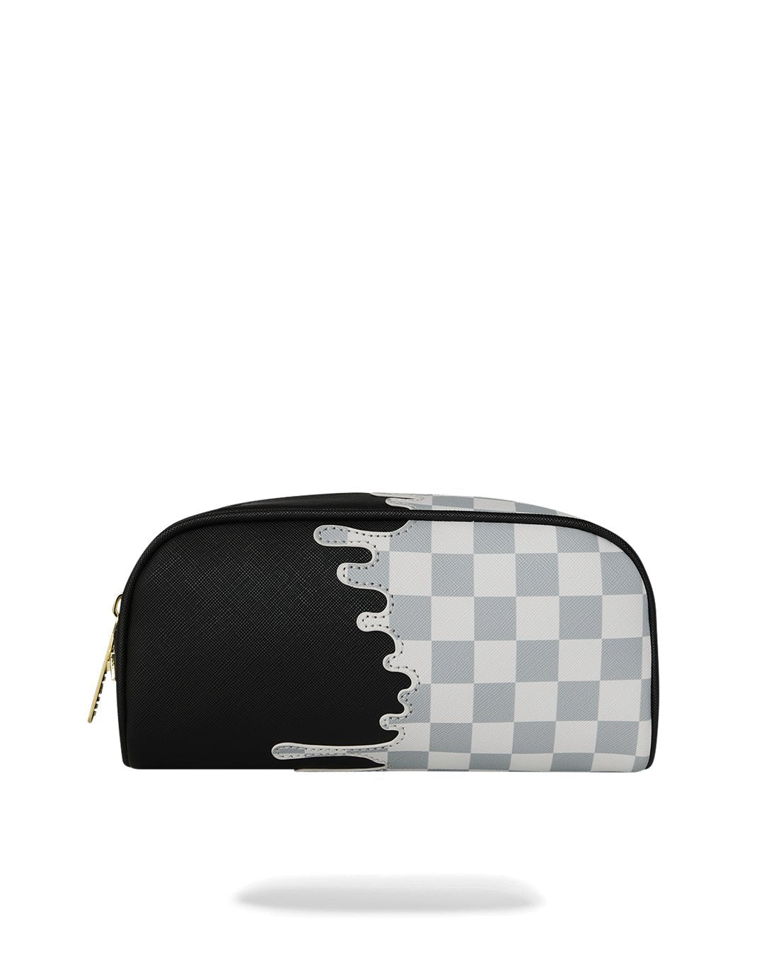 Trousse - CREAM CHECK UNFINISHED SHARK PENCIL POUCH - SPRAYGROUND-Magna-Carta