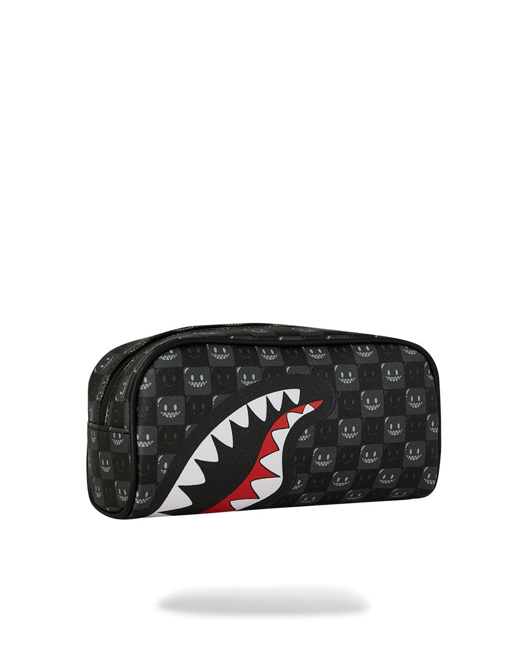 Trousse - SHARKS IN PARIS WTF BUBBLY BLACK CHECK POUCH - SPRAYGROUND-Magna-Carta