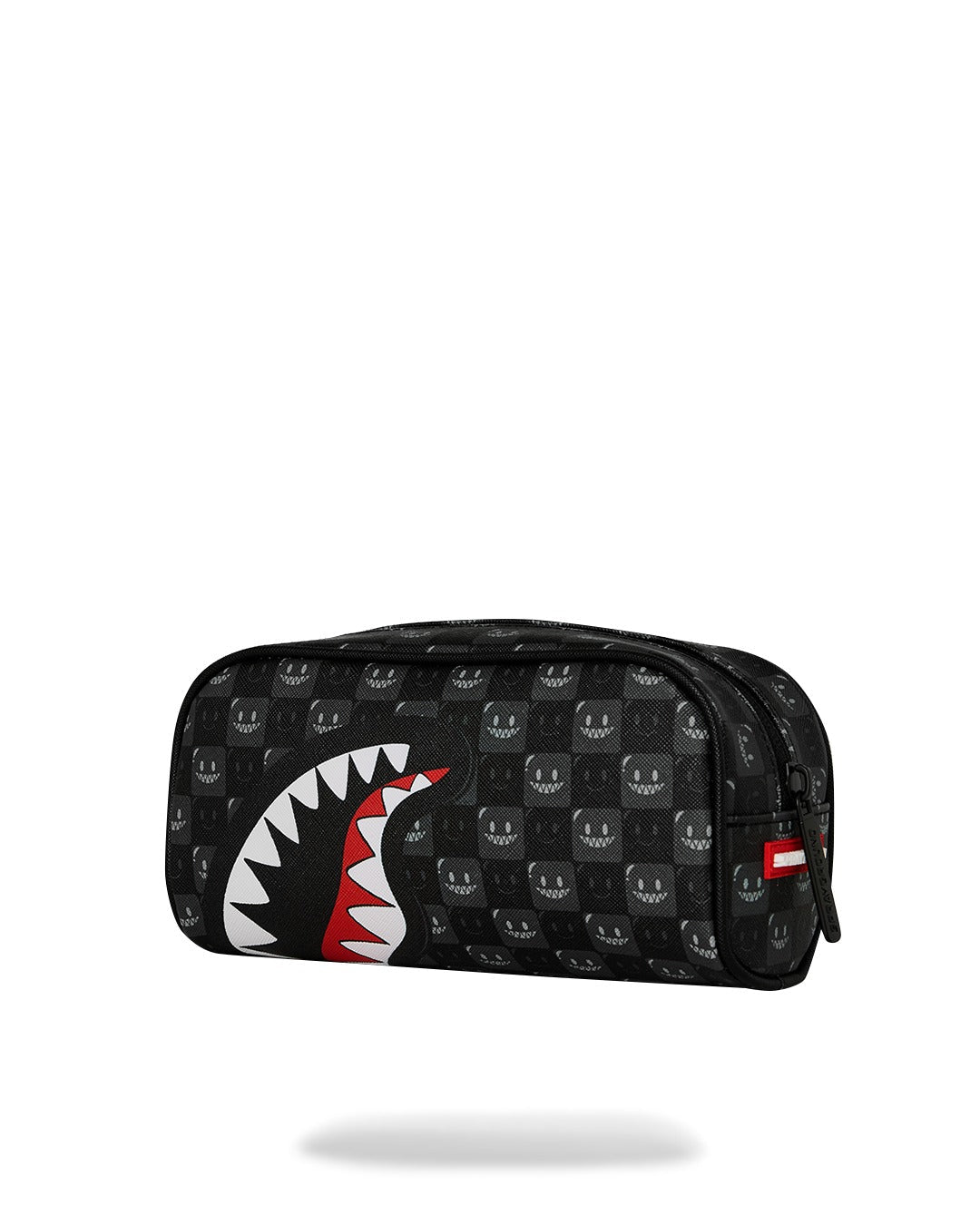 Trousse - SHARKS IN PARIS WTF BUBBLY BLACK CHECK POUCH - SPRAYGROUND-Magna-Carta