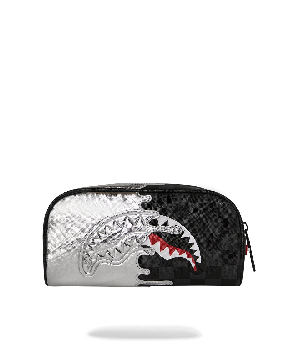 Trousse - SILVER SIDE DRIP BLACK CHECK PENCIL POUCH - SPRAYGROUND-Magna-Carta Image principale du produit