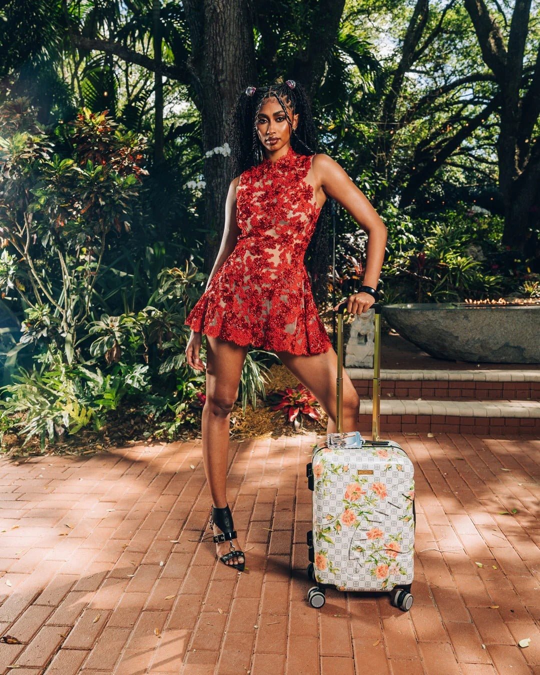 Valise  - Ai FLORAL CARRY-ON LUGGAGE - SPRAYGROUND Secondary image