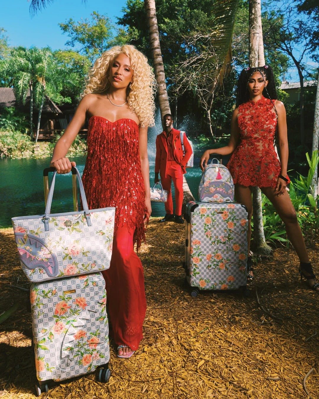 Valise - Ai FLORAL CARRY-ON LUGGAGE - SPRAYGROUND-Magna-Carta