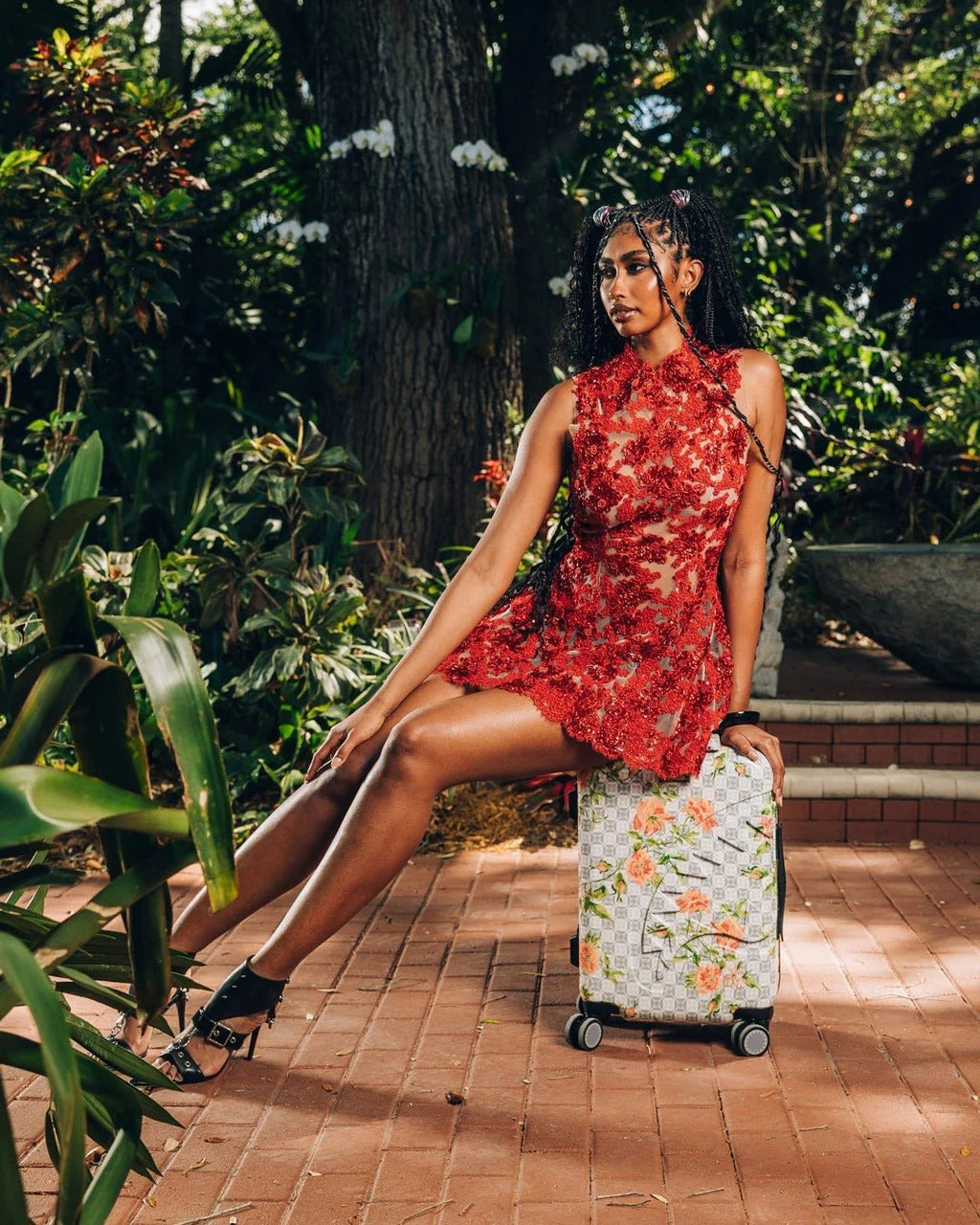 Valise - Ai FLORAL CARRY-ON LUGGAGE - SPRAYGROUND-Magna-Carta