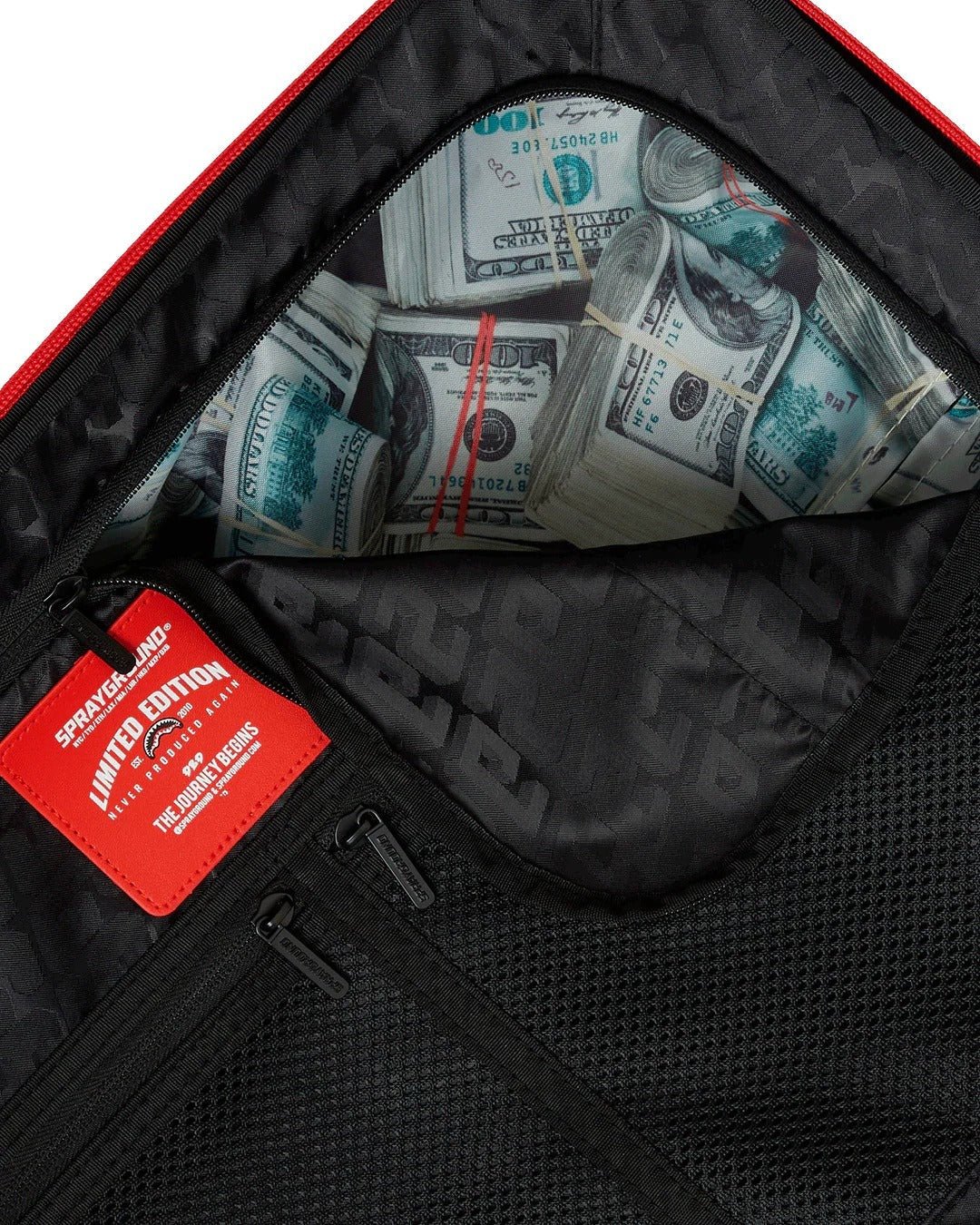 Valise - PRINTED ZIPPER SHARK CARRY-ON LUGGAGE - SPRAYGROUND-Magna-Carta