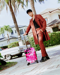 Valise - Pink Graff City Carryon Hard Luggage - SPRAYGROUND-Magna-Carta