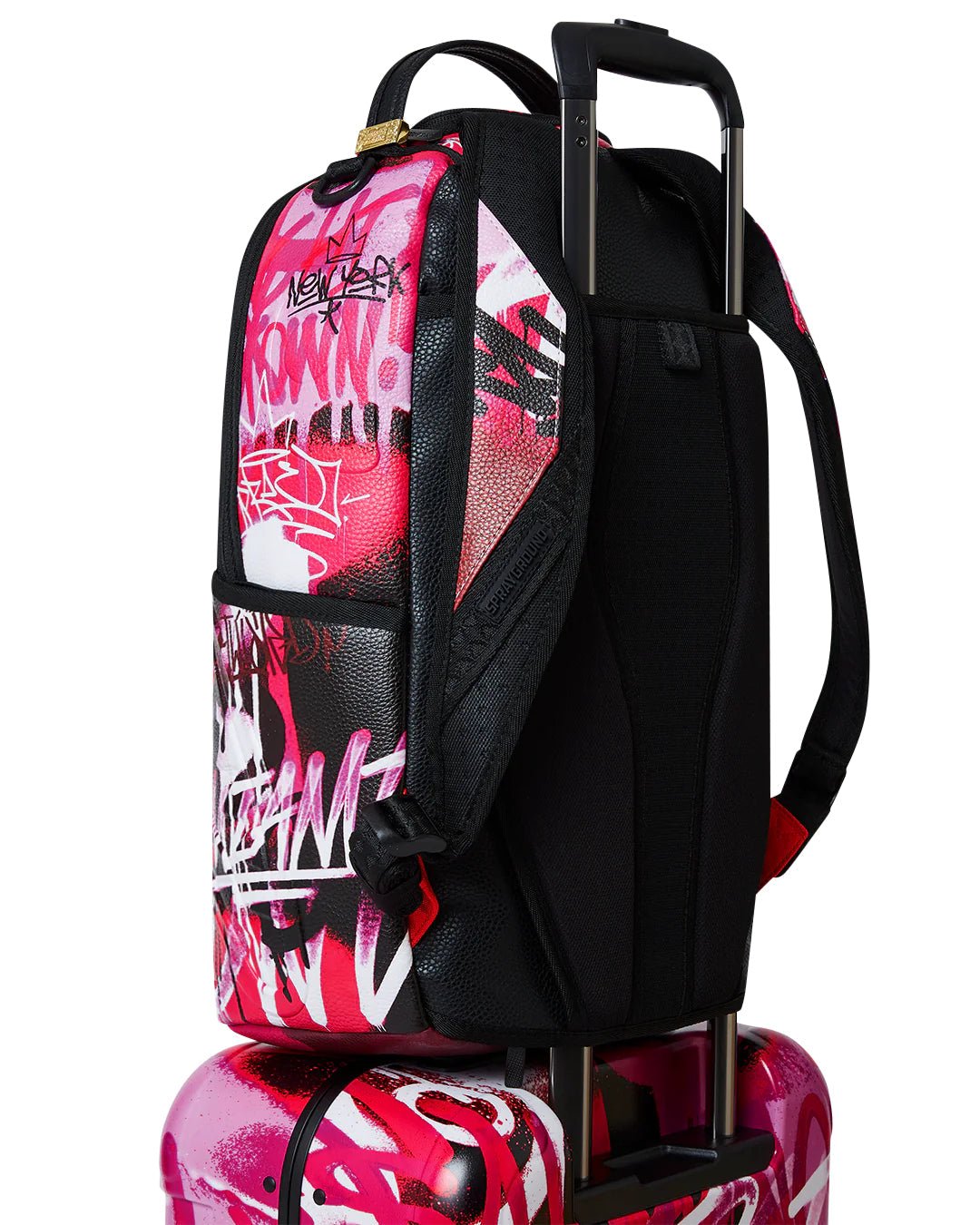 Valise - Pink Graff City Carryon Hard Luggage - SPRAYGROUND-Magna-Carta