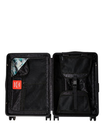 Valise - SHARKS IN PARIS WTF BUBBLY BLACK CHECK CARRY-ON LUGGAGE - SPRAYGROUND-Magna-Carta