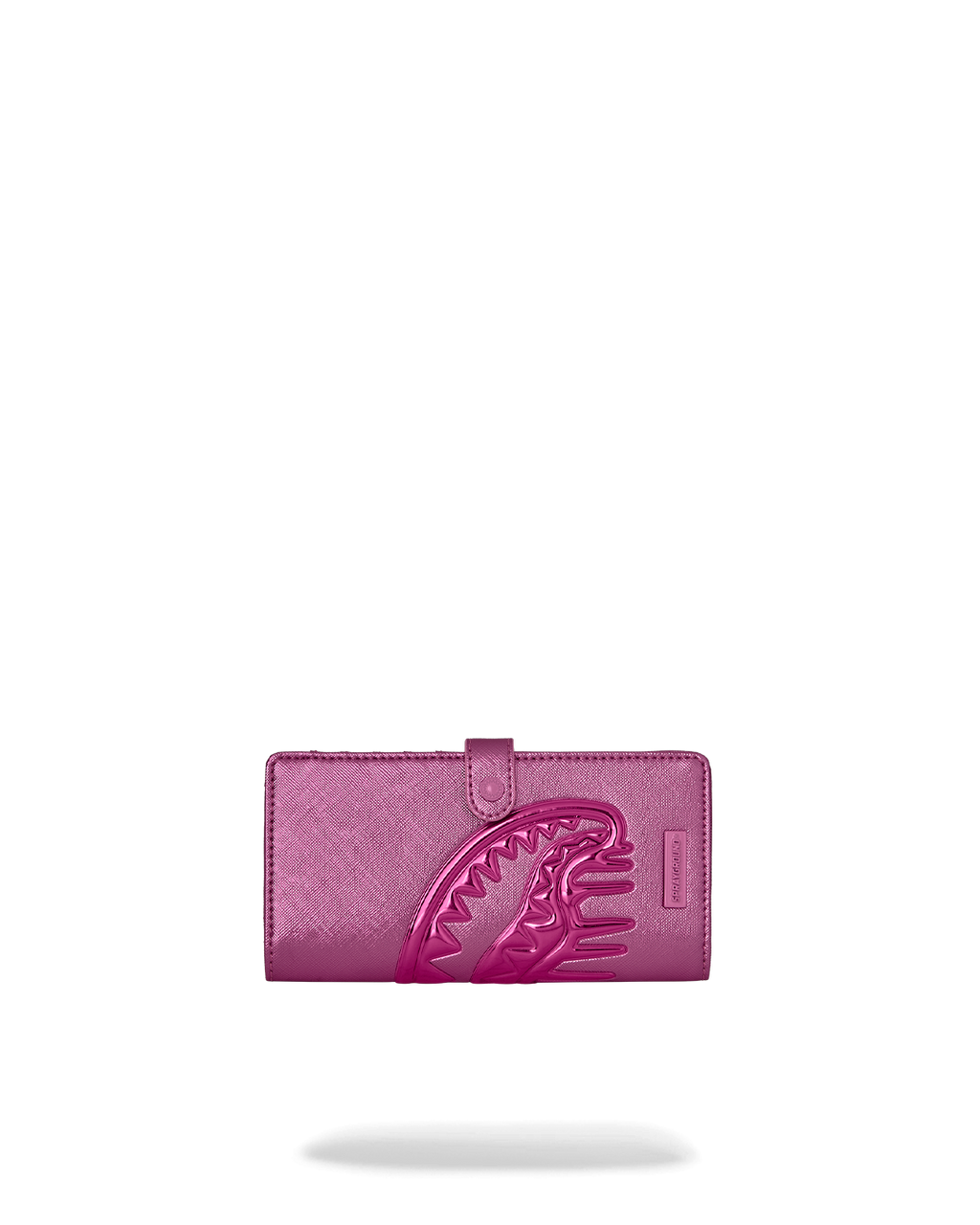 Portefeuille - METALLIC PINK METALLIC DRIP SINGLE FOLD WALLET - SPRAYGROUND