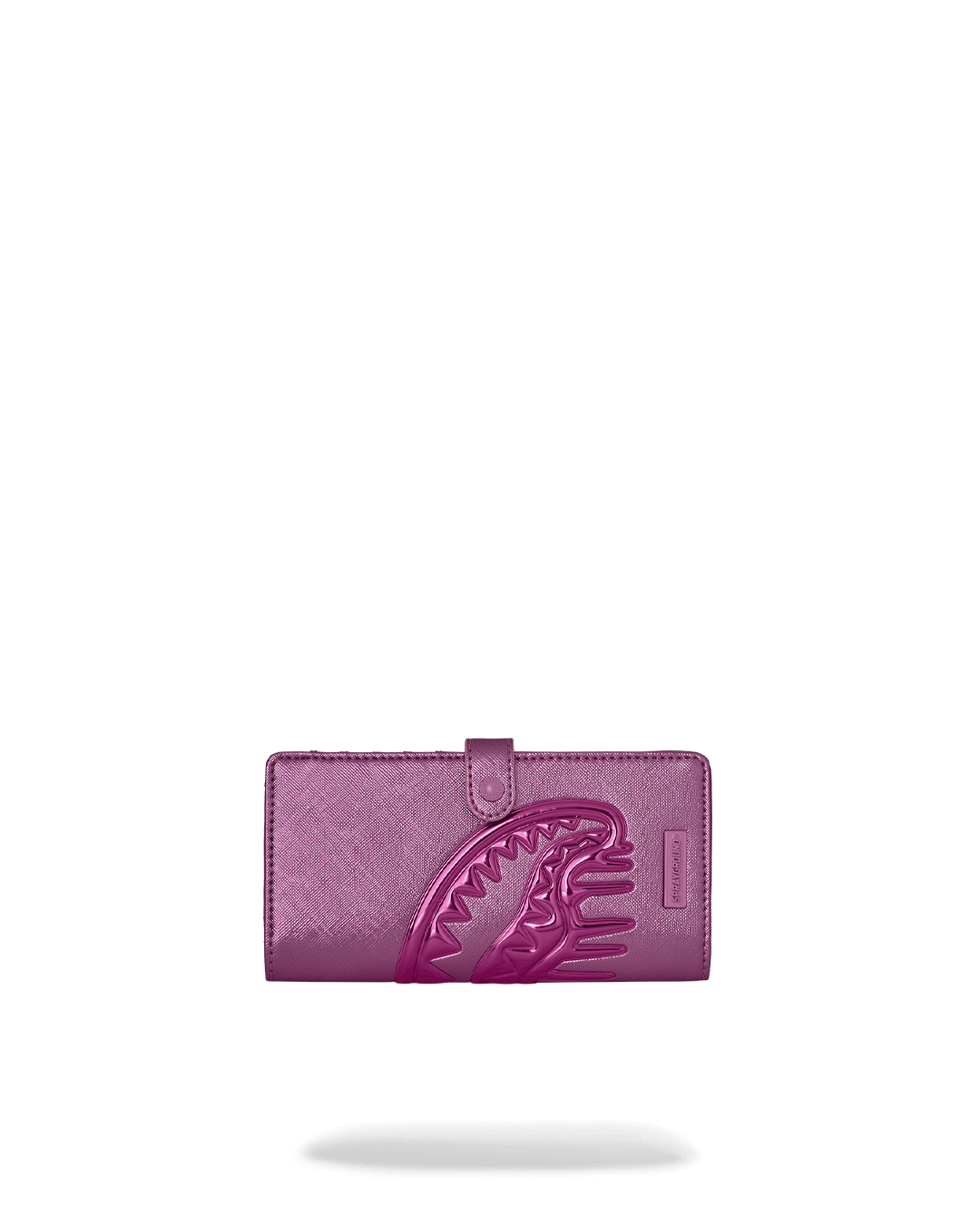 Portefeuille - METALLIC PINK METALLIC DRIP SINGLE FOLD WALLET - SPRAYGROUND