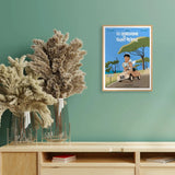 Affiche Le gendarme de Saint Tropez 30x40 cm - Plakat - Affiche de cinéma en sérigraphie