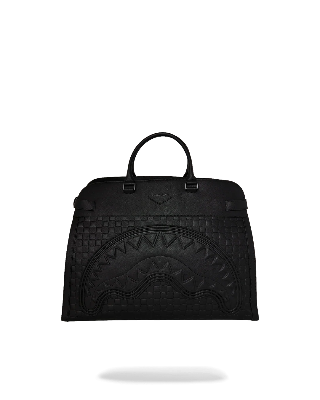 Sprayground Raised Check Briefcase Bag noir - vue 1