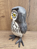 Chouette en papier mâché-Le Monde- Aude Goalec et Nicole Jacobs - Sculpture en papier mâché