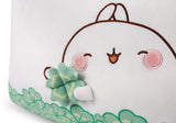 Coussin rectangulaire MOLANG avec trèfle - peluche