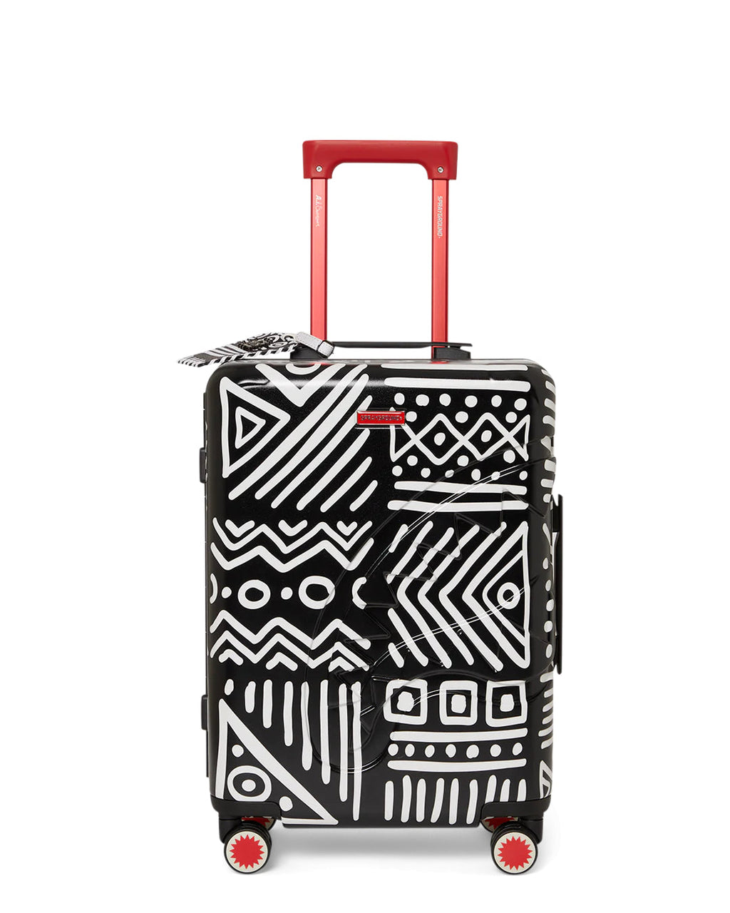 Valise  - Ai Tribal Courture Shark Shaped Carryon - SPRAYGROUND