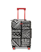 Valise  - Ai Tribal Courture Shark Shaped Carryon - SPRAYGROUND