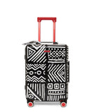Valise  - Ai Tribal Courture Shark Shaped Carryon - SPRAYGROUND